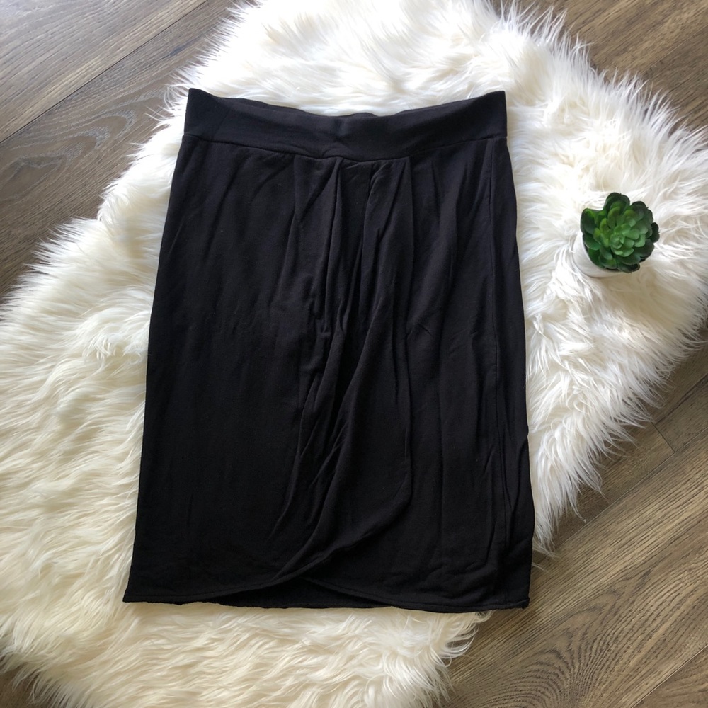 CAbi midi wrap skirt